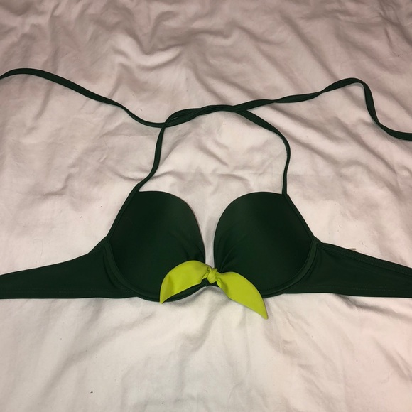 Aerie Bikini Top -34A - GREEN - Picture 4 of 6